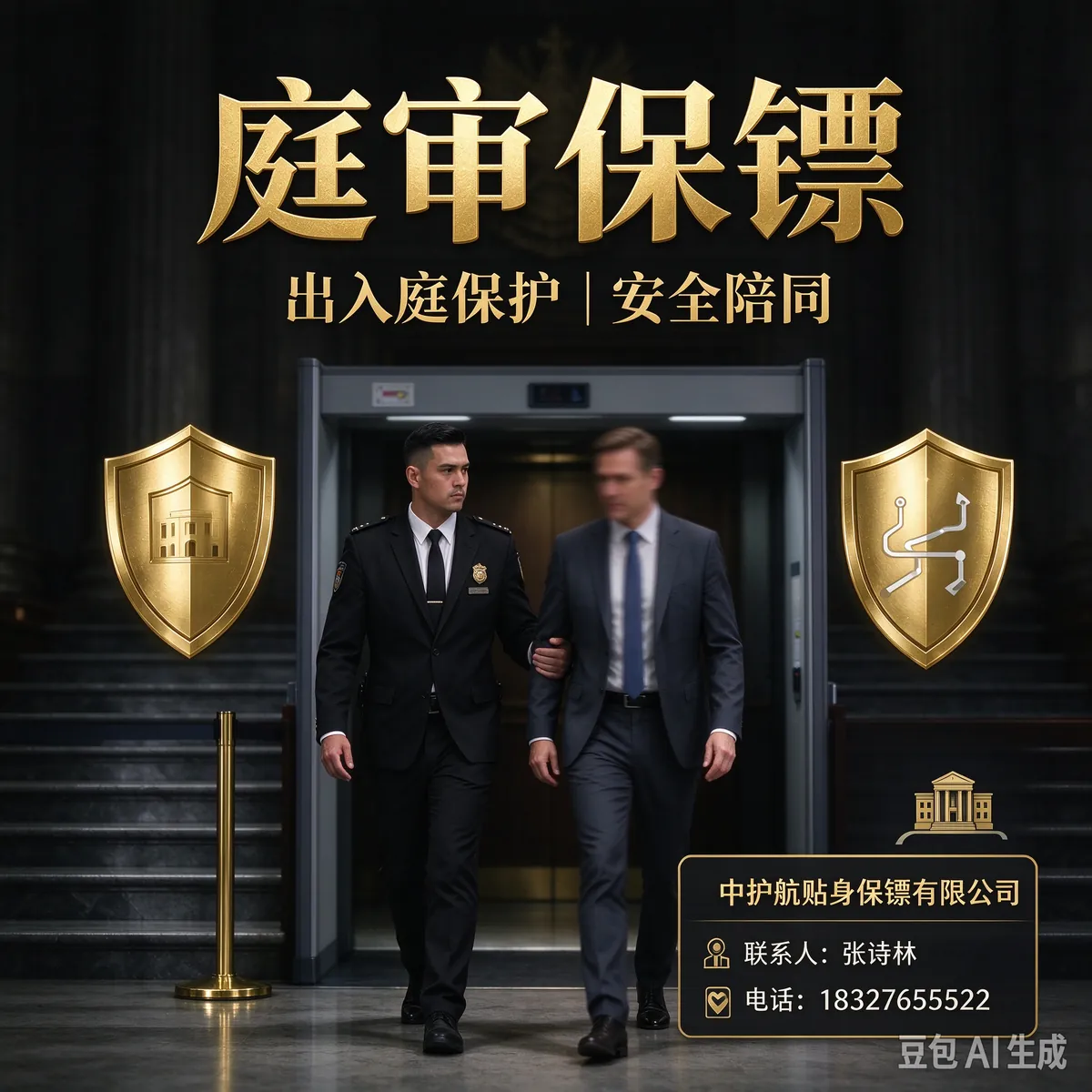 庭审保镖
